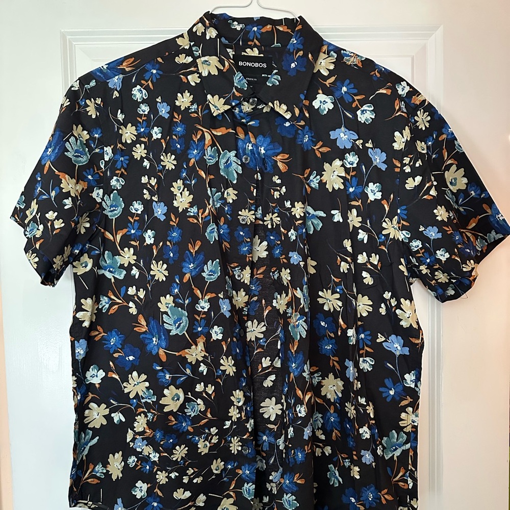 Bonobos Short Sleeve Button Down (L)